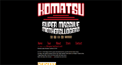 Desktop Screenshot of komatsurock.com