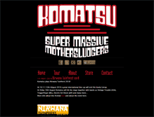 Tablet Screenshot of komatsurock.com